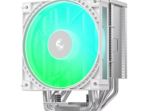 Кулер для процессора, Deepcool, AG600 WH ARGB R-AG600-WHAMMG2-G, Intel LGA1851/1700 и AMD AM5/AM4, 260W, 120мм ARGB, 500-2200±10%/об/м, 68,85 CFM, 30.93 dB(A), 4pin, 125х92х150мм, Белый