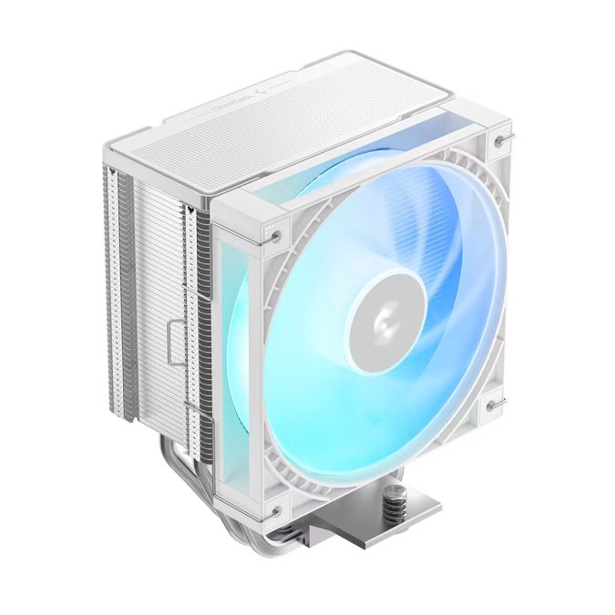 Кулер для процессора, Deepcool, AG600 WH ARGB R-AG600-WHAMMG2-G, Intel LGA1851/1700 и AMD AM5/AM4, 260W, 120мм ARGB, 500-2200±10%/об/м, 68,85 CFM, 30.93 dB(A), 4pin, 125х92х150мм, Белый