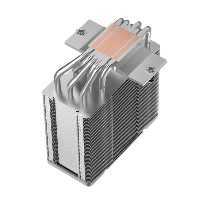Кулер для процессора, Deepcool, AG600 WH ARGB R-AG600-WHAMMG2-G, Intel LGA1851/1700 и AMD AM5/AM4, 260W, 120мм ARGB, 500-2200±10%/об/м, 68,85 CFM, 30.93 dB(A), 4pin, 125х92х150мм, Белый