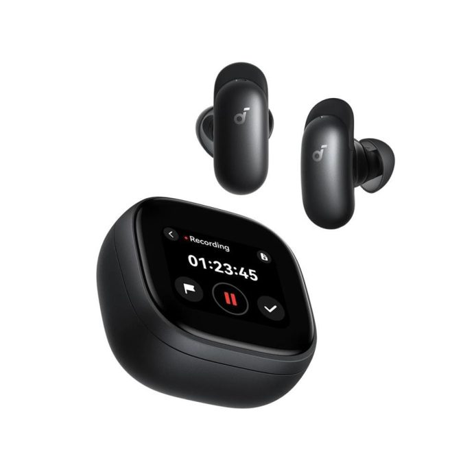 Наушники, Soundcore, Liberty 5 Pro Max (D1204G11), Bluetooth 5.3, LDAC, TWS, динамики 11 мм, Adaptive ANC 2.0, до 50 часов работы, IPX4, быстрая зарядка, мультипоинт, Черный