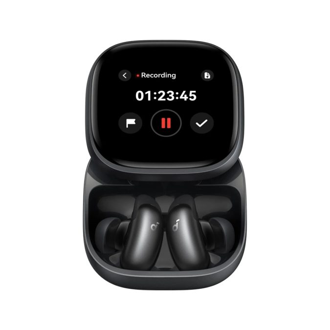 Наушники, Soundcore, Liberty 5 Pro Max (D1204G11), Bluetooth 5.3, LDAC, TWS, динамики 11 мм, Adaptive ANC 2.0, до 50 часов работы, IPX4, быстрая зарядка, мультипоинт, Черный