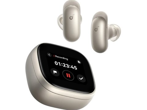 Наушники, Soundcore, Liberty 5 Pro Max (D1204GB1), Bluetooth 5.3, LDAC, TWS, динамики 11 мм, Adaptive ANC 2.0, до 50 часов работы, IPX4, быстрая зарядка, мультипоинт, Золотой