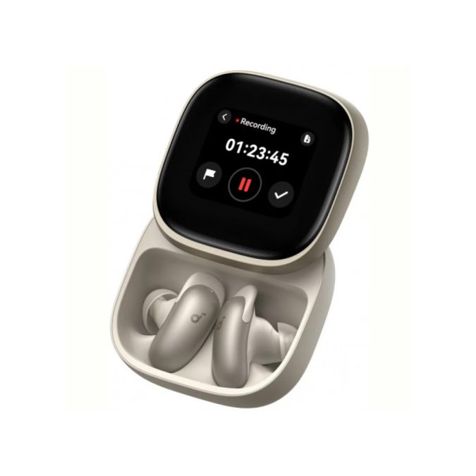 Наушники, Soundcore, Liberty 5 Pro Max (D1204GB1), Bluetooth 5.3, LDAC, TWS, динамики 11 мм, Adaptive ANC 2.0, до 50 часов работы, IPX4, быстрая зарядка, мультипоинт, Золотой