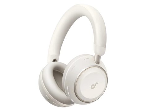 Наушники, Soundcore, Space One 2 (D1402G21), Bluetooth 5.3, ANC, LDAC, до 55 часов работы, USB-C, быстрая зарядка, складная конструкция, Белый