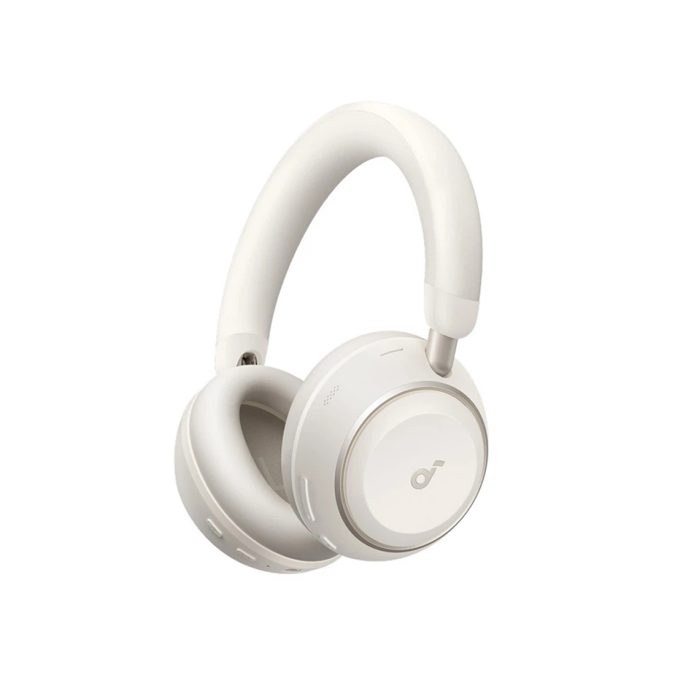 Наушники, Soundcore, Space One 2 (D1402G21), Bluetooth 5.3, ANC, LDAC, до 55 часов работы, USB-C, быстрая зарядка, складная конструкция, Белый