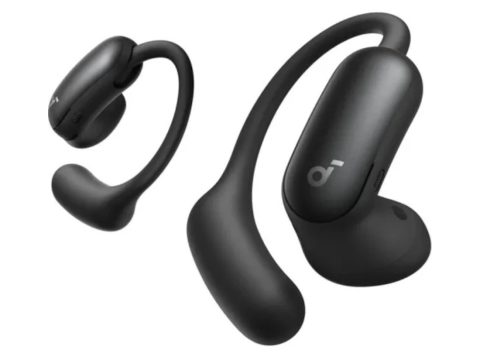 Наушники, Soundcore, AeroFit 2 Pro (A3875G11), Bluetooth 5.3, TWS, динамики 11 мм, до 48 часов работы, IP68, открытая конструкция, быстрая зарядка, Черный