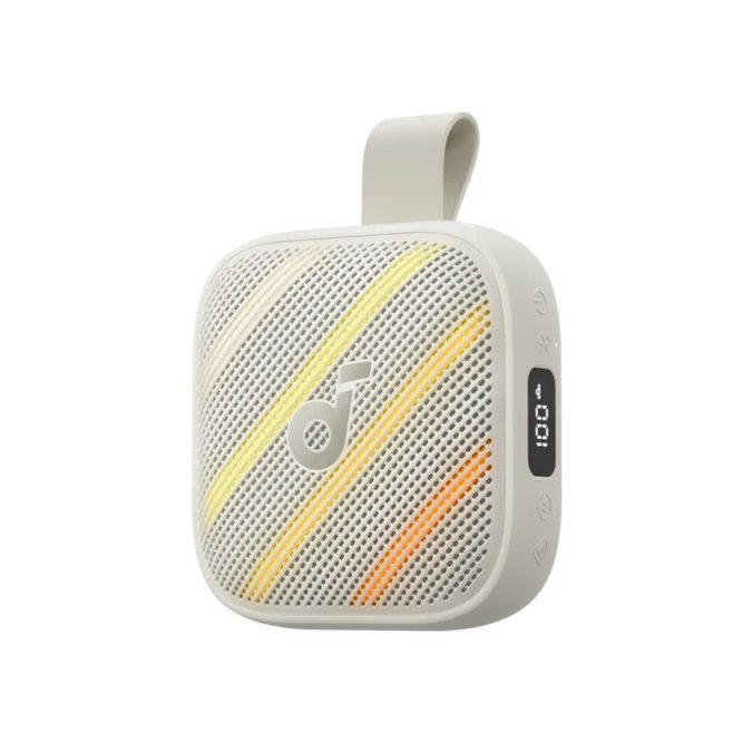 Портативная колонка, Soundcore, Boom Go 3i (D5103020), мощность до 140 Вт, BassUp™ 2.0, частотный диапазон 50 Гц – 20 000 Гц, Bluetooth 5.3, радиус действия до 20 м, USB-C, защита IPX7, до 20 часов автономной работы, Белый