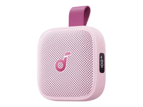 ртативная колонка, Soundcore, Boom Go 3i (D5103050), мощность до 140 Вт, BassUp™ 2.0, частотный диапазон 50 Гц – 20 000 Гц, Bluetooth 5.3, радиус действия до 20 м, USB-C, защита IPX7, до 20 часов автономной работы, Розовый