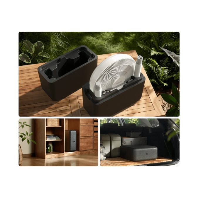 Вентилятор напольный, Mijia, Smart Standing Fan Pro Slim EU (BPLDS12DM/BHR08UQEU), Потребляемая мощность 15 Вт, Уровень шума 63 дБ, Таймер, Управление механическое, через приложение, голосовой помощник, 2.4 G Wi-Fi, Белый