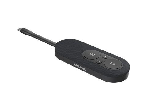 Беспроводной адаптер, Linkvil, CP20, 4K@30fps, Wi-Fi 5/Wi-Fi 6, USB Type-C, WPA3, Plug & Play, поддержка до 4 устройств, для систем видеоконференцсвязи CA200/CA400