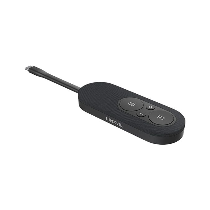 Беспроводной адаптер, Linkvil, CP20, 4K@30fps, Wi-Fi 5/Wi-Fi 6, USB Type-C, WPA3, Plug & Play, поддержка до 4 устройств, для систем видеоконференцсвязи CA200/CA400