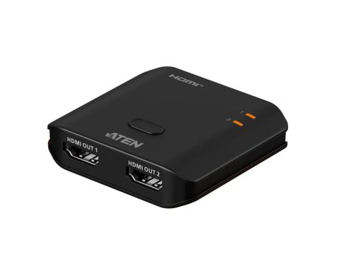 Видео-разветвитель, ATEN, VS4812-AT, Серия Essentials, 2-портовый, True 4K HDMI
