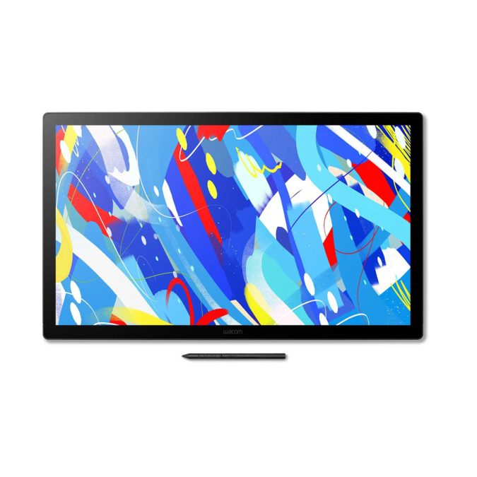Графический планшет, Wacom, Cintiq 24 Touch (DTH246K0B), 24", IPS, AG glass, 2560 x 1440, 16:9, sRGB 100%, 1000:1, 350 cd/m2, 12ms, Pro Pen 3, 8192, 3 кнопки, 60 градусов, 5080 lpi, EMR, Multi-touch, mini HDMI, USB-C, 56834021 мм, 5,0 кг, Чёрный