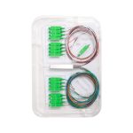 Сплиттер оптоволоконный, А-Оптик, PLC-1х16, SC/APC 1,5 м, SM 1260-1650, 0.9мм,