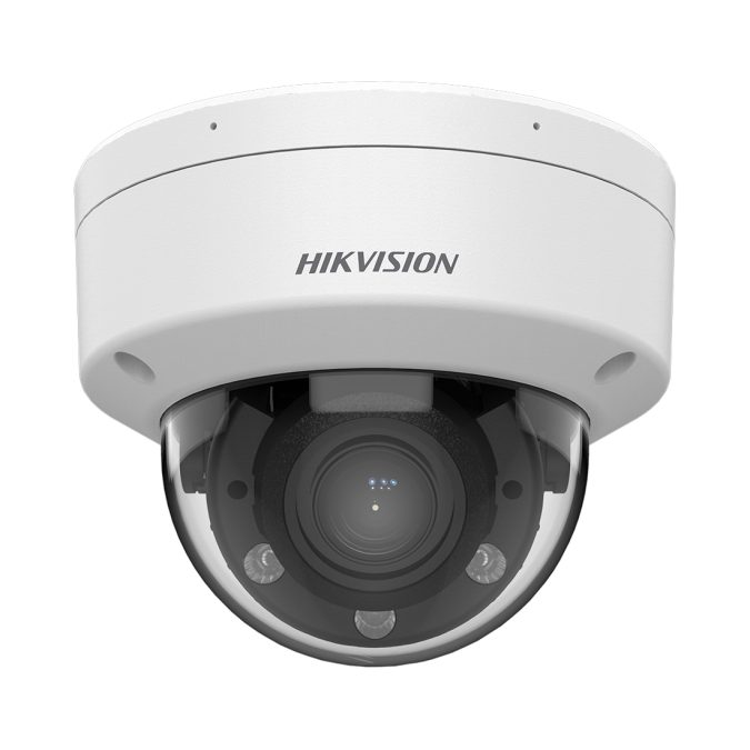 IP видеокамера, Hikvision, DS-2CD1723G3-LIZU, Цилиндрическая, CMOS- матрица 1/2.9" progressive, Smart ИК/Белая до 50м 2 mp 0.005 Lux F1.6, Варифокальный моторизованный объектив f28–12 мм Аудио 1Микрофон 1MicroSD до 512Gb, DWDR, IP67, PoE, 12VDC