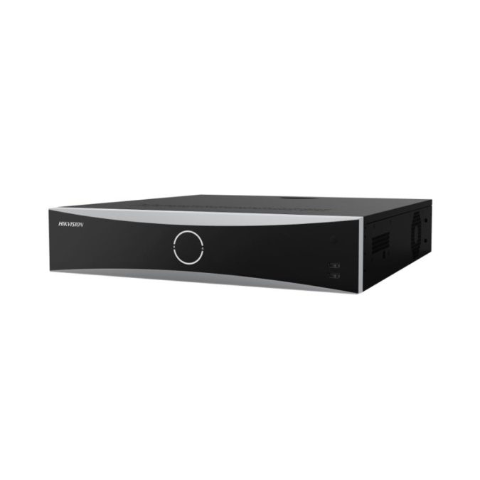Сетевой видеорегистратор, Hikvision, DS-8632NXI-K8(E), 32 канала, H.265+/H.265/H.264+/H.264, AcuSense, Разрешение записи: 4K, Full HD, D1, CIF, 256 Мбит/с, Интеллектуальная аналитика, Обнаружение движения 2.0, 1 eSATA, 8 HDD 10 ТБ, 2U
