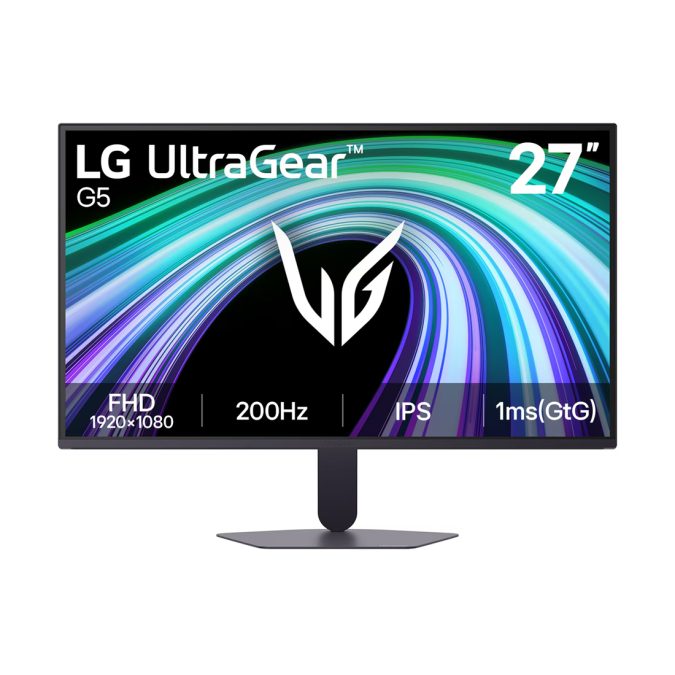 Монитор, LG, 27G523B-B, 27", 1920x1080, IPS, 100 Гц, HDMI*1, DP*1, USB*5, USB-C*1, Аудиовыход, 250 кд/м2, 1300:1, 16.7M., 5мс, 178/178, 16:9, Черный