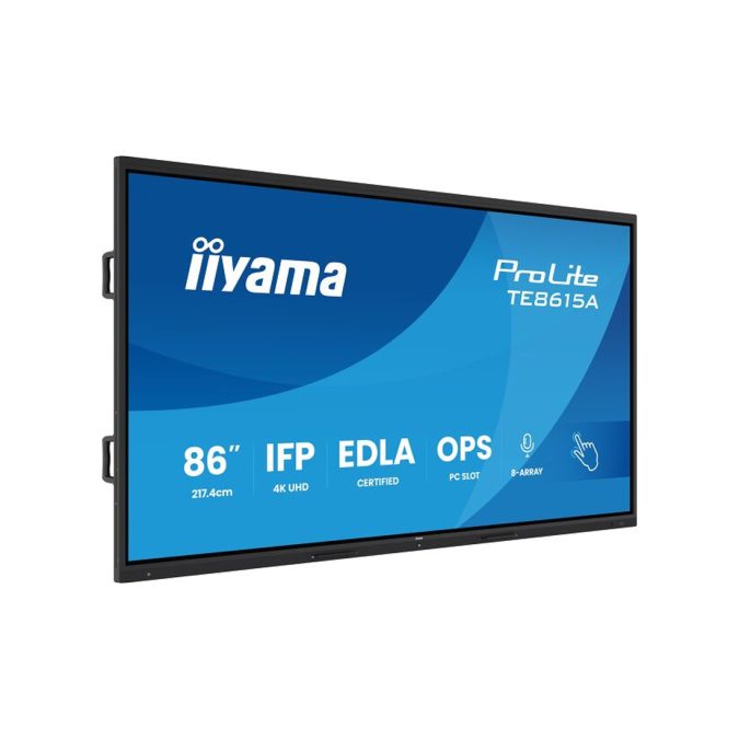 Интерактивная панель, iiyama, TE8615A-B2AG, 86", 4K, Android 14 (iiWare 21E)