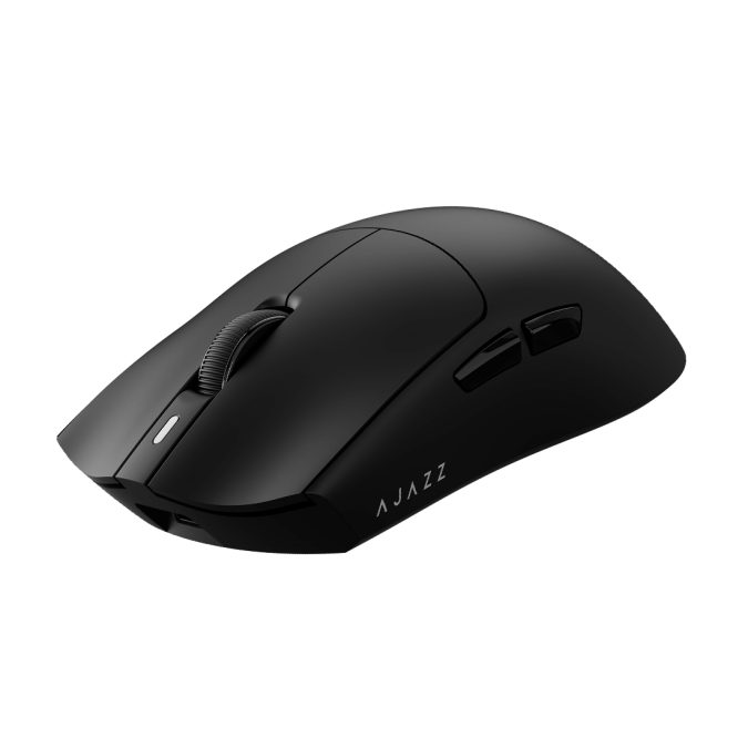 Компьютерная мышь, Ajazz, AJ139P/V3/Max/Black, AJ139P V3 Max, Игровая, Оптическая, PAW3395, до 32000 DPI, Беспроводная, USB, 2,4 ГГц, Bluetooth, Чёрная