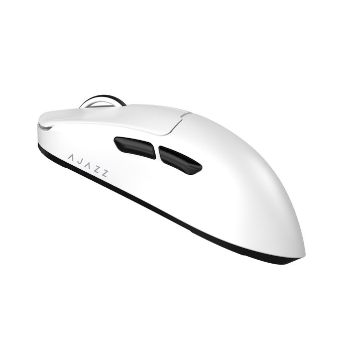 Компьютерная мышь, Ajazz, AJ159V2/MC/White, AJ159 V2 MC, Игровая, Оптическая, PAW3311, до 32000 DPI, Беспроводная, USB, 2,4 ГГц, Bluetooth, Сменная батарея, Белая
