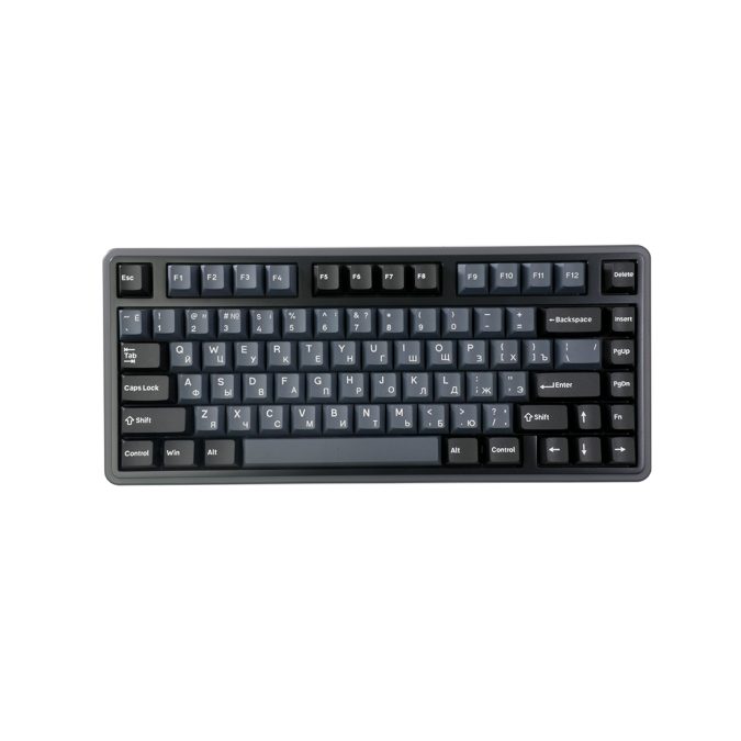 Клавиатура, Varmilo, Minilo Classic Black 75 HE, A99A120K7A5A06A080/D, Магнитная, 75%, Huano Mag Marble Switches, Проводная, USB Type-C, Частота опроса 8000 Гц, Подсветка RGB, Анг/Рус, Чёрная