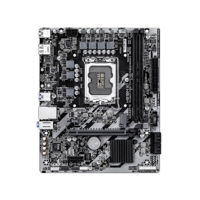 Материнская плата, Gigabyte, H810M K (4719331868697), LGA1851, H810, 2xDDR5 5600/6400, 4xSATA3, 1xM.2 (PCI-E 4.0x4/x2), 1xDP, 1xHDMI, 1xPCI-Ex16, 1xPCI-Ex1, mATX