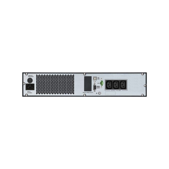 Источник бесперебойного питания, APC, Easy UPS SRV1KRIRK-E, Комплект: SRV1KRI-E-1шт, SRVRK1-1шт, Онлайн, Мощность 1000ВА/900Вт, Стоечный 2U, 230В, Вых: 3x IEC C13, Intelligent Card Slot, LCD, W/ Rail Kit, APCRBCV200, Чёрный