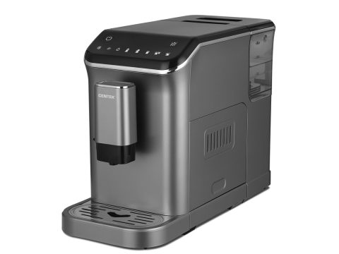 Кофемашина автоматическая, Centek, CT-1190, 4 в 1, Давление 20 Бар, Мощность 1550 Вт, Объём вода/молоко 1.5л/0.75л, Автопомол 180г