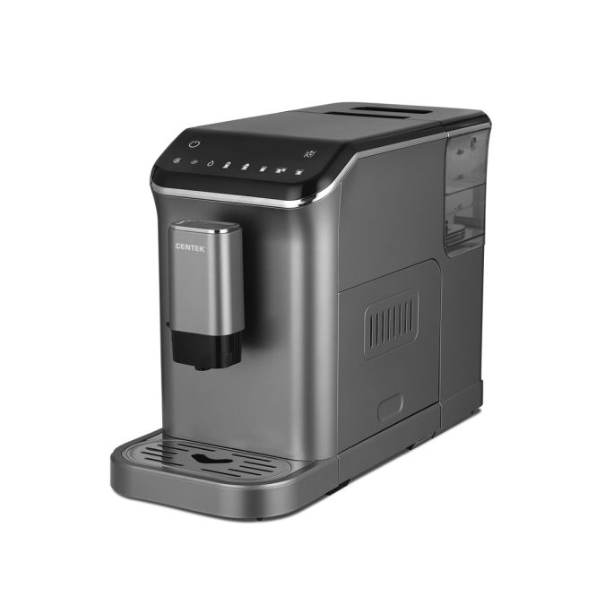 Кофемашина автоматическая, Centek, CT-1190, 4 в 1, Давление 20 Бар, Мощность 1550 Вт, Объём вода/молоко 1.5л/0.75л, Автопомол 180г