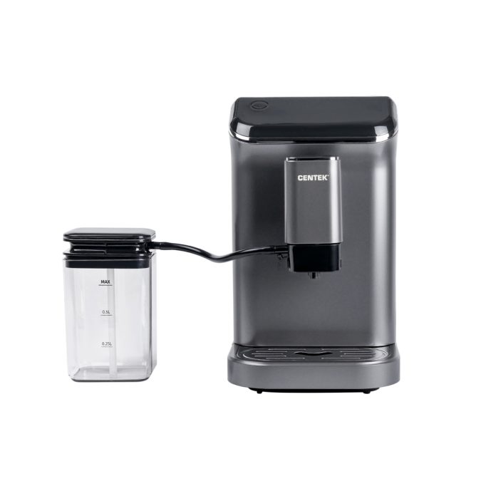 Кофемашина автоматическая, Centek, CT-1190, 4 в 1, Давление 20 Бар, Мощность 1550 Вт, Объём вода/молоко 1.5л/0.75л, Автопомол 180г