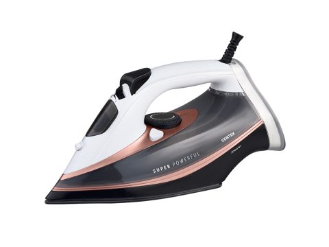 Утюг, Centek, CT-2346, WHITE, Мощность 3200 Вт, Керамическая подошва, Самоочистка, Объём 400 мл, Паровой удар 190 г/мин., Шнур 1,8м