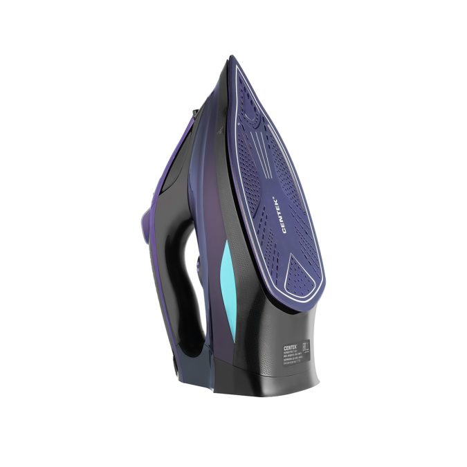 Утюг, Centek, CT-2361, VIOLET, Мощность 3300 Вт, Объем 450 мл, Керамическая подошва, Паровой удар 195 г/мин., LED-индикаторы работы, Самоочистка, Длина кабеля 2 м, Мерный стакан