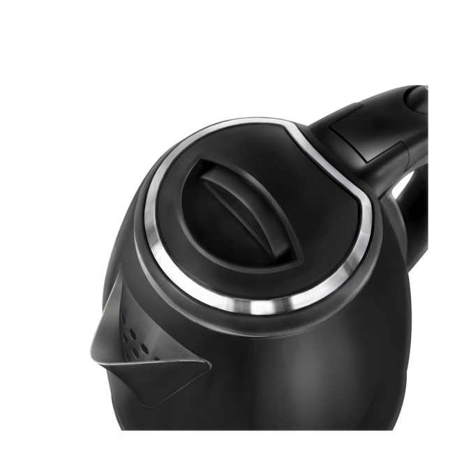 Чайник электрический, Centek, CT-1068, BLACK, Объём 2л, Мощность 2000 Вт, Длина кабеля 0,75м., Материал корпуса нержавеющая сталь, LED-индикаторы работы, Закрытый нагревательный элемент, Защита от включения без воды, Защита от перегрева