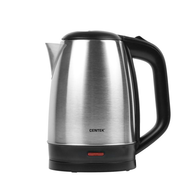 Чайник электрический, Centek, CT-1070, Матовый, Объём 1.7л, Мощность 2200 Вт, Материал корпуса Нержавеющая сталь, LED-индикаторы работы, Закрытый нагревательный элемент, Защита от включения без воды, Защита от перегрева