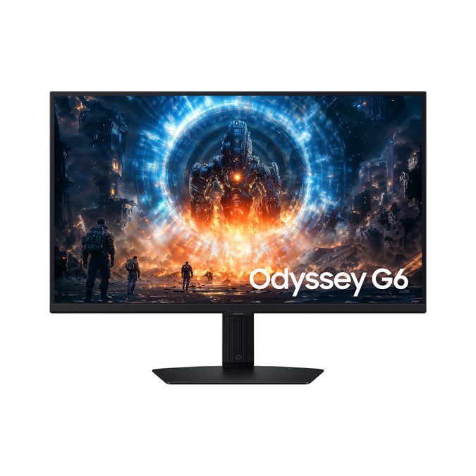 Монитор, Samsung, LS27FG606EIXCI, Odyssey G6 G60F, 27", 25601440, IPS, 350 Гц, 16:9, 350 кд/м, 1000:1, 1 мс (GtG), 178/178, 16.7 млн., DP 1.41, HDMI 2.11, Аудиовыход1, VESA 100*100 мм, Регулировка высоты/наклона/вращения/поворота, кабели HDMI/DP в комплекте, Черный