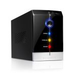 Источник бесперебойного питания, SVC, V-1000-F, Smart, USB, Мощность 1000ВА/600Вт, Диапазон работы AVR: 165-275В, Бат.: 12В/7 Ач*2шт., 3 вых.: Shuko CEE7, Защита тел. линии, Чёрный